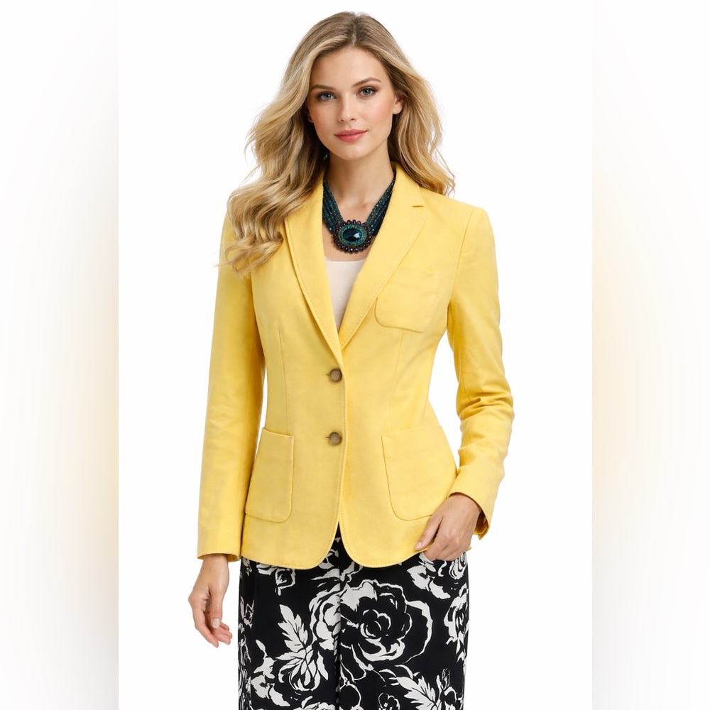 Talbots ABERDEEN KNIT BLAZER Tailored Fit;Classic Lapel, Office to Casual Chic - Picture 1 of 16
